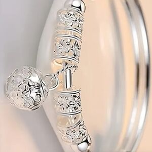 Elegant Silver Filigree Bracelet